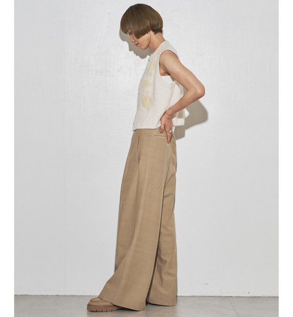 GEMINI「【GEMINI】ビーズニットジレ」|ニット・セーター|