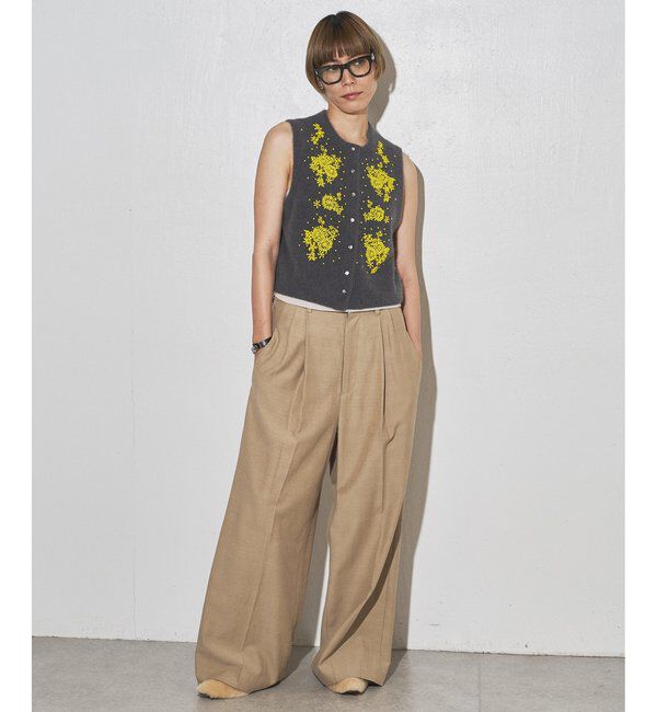 GEMINI「【GEMINI】ビーズニットジレ」|ニット・セーター|