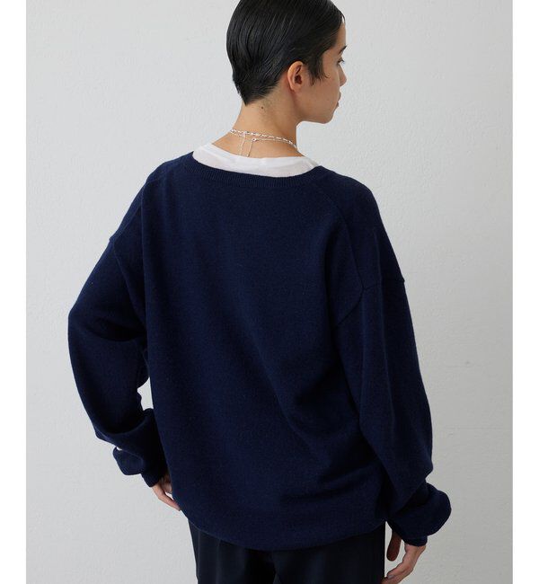 THE PAUSE「【THE PAUSE】ヘンリーネック刺繍プルオーバー」|ニット・セーター|