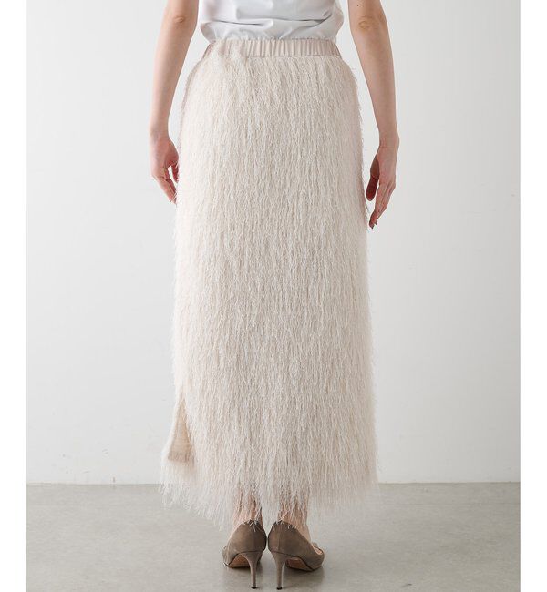 THE PAUSE「【THE PAUSE】ラメフリンジスカート」|スカート|