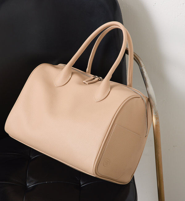  「【牛革/高見え】シュリンクリンボストンバッグ」|ボストンバッグ|