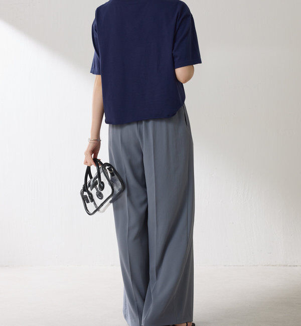  「ジャージワイドパンツ」|チノ|