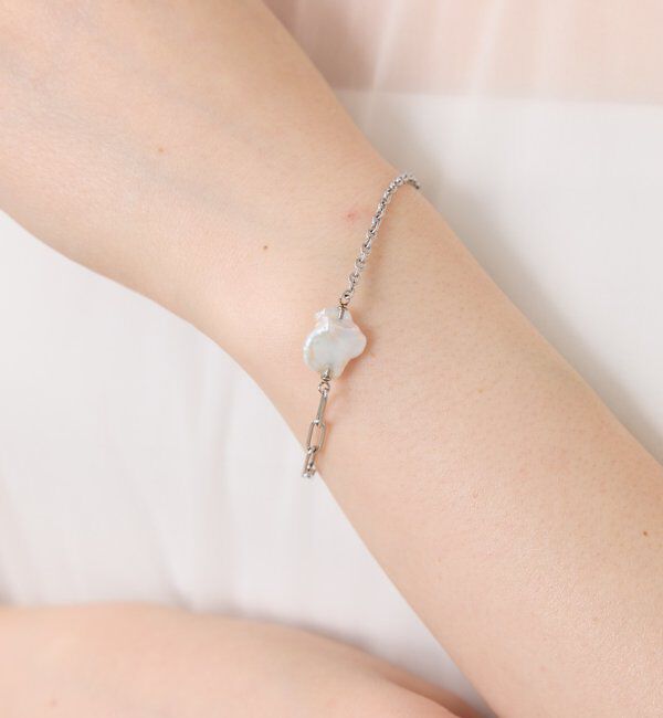  「【PAPILLONNER/パピヨネ】バロックパールアシメトリーブレスレット」|リング|