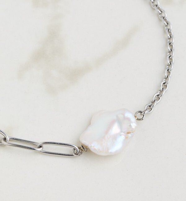  「【PAPILLONNER/パピヨネ】バロックパールアシメトリーブレスレット」|リング|