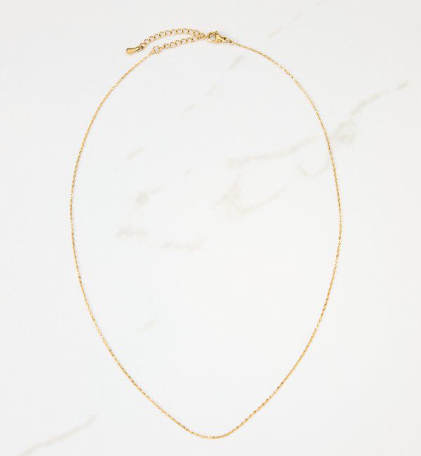  「ステンレスチェーンネックレス」|リング|