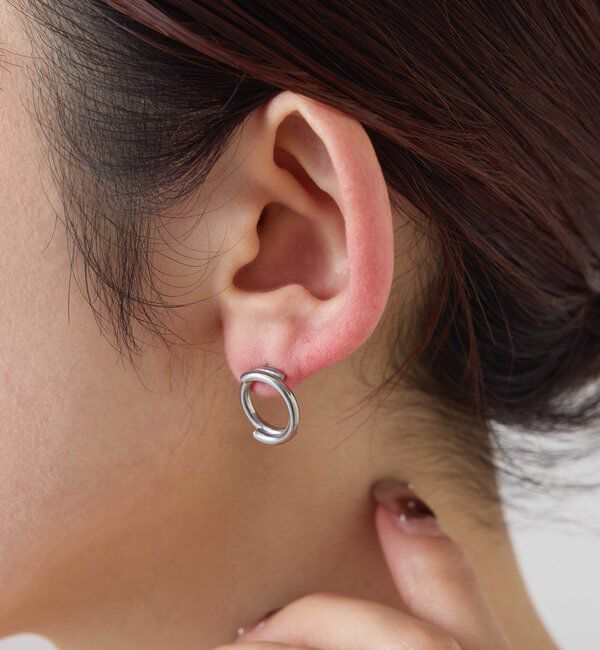  「【PAPILLONNER/パピヨネ】サークルリングピアス/セレモニー」|リング|