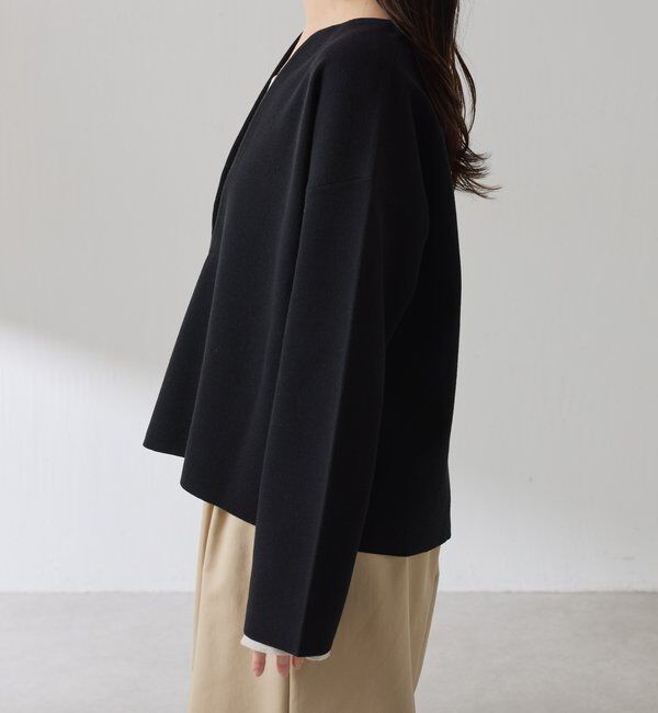  「Vネックバスクニット」|ニット・セーター|