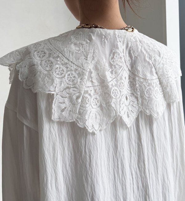  「レースカラーブラウス」|シャツ・ブラウス|