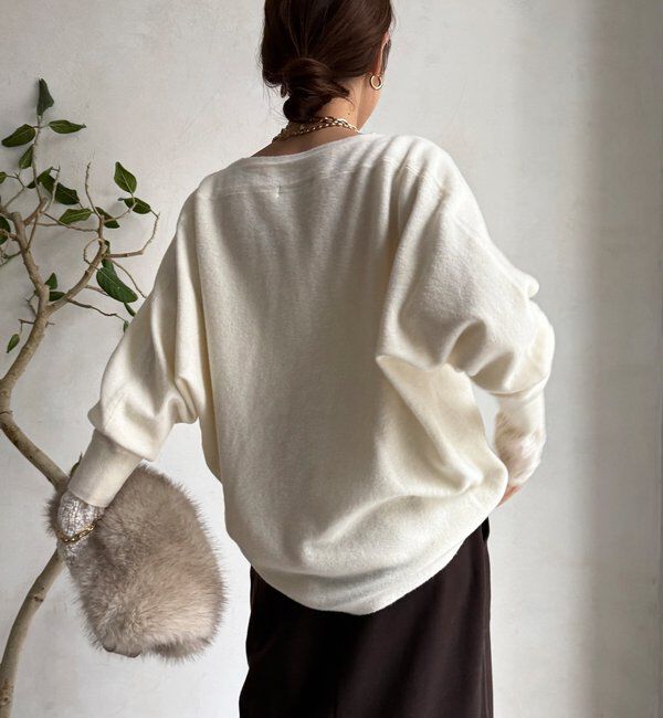  「メリノウール100%ボートネック」|ニット・セーター|