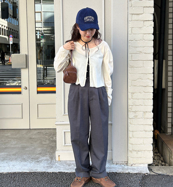  「チュールベロア2WAYカーディガン」|Tシャツ・カットソー|