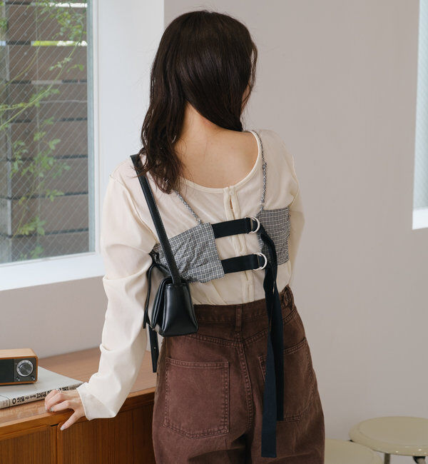  「チュールベロア2WAYカーディガン」|Tシャツ・カットソー|