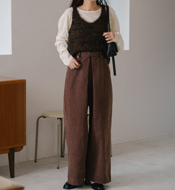  「チュールベロア2WAYカーディガン」|Tシャツ・カットソー|