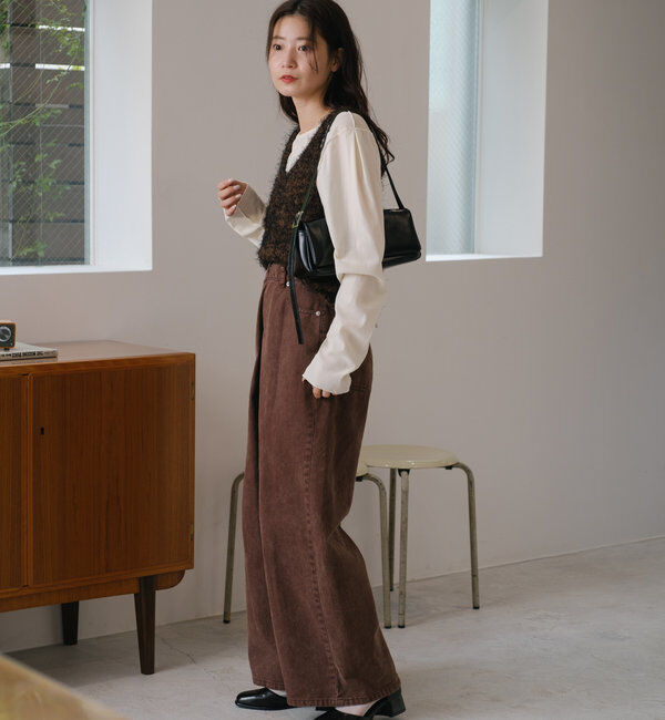  「チュールベロア2WAYカーディガン」|Tシャツ・カットソー|