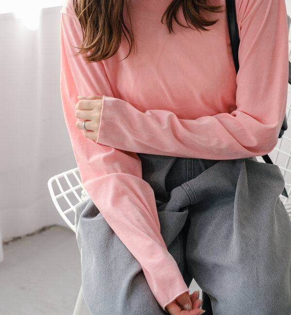  「チュールベロア2WAYカーディガン」|Tシャツ・カットソー|