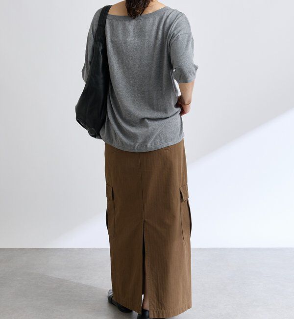  「【MONN.:. （モン）】LOOSE KNIT Tee」|ニット・セーター|