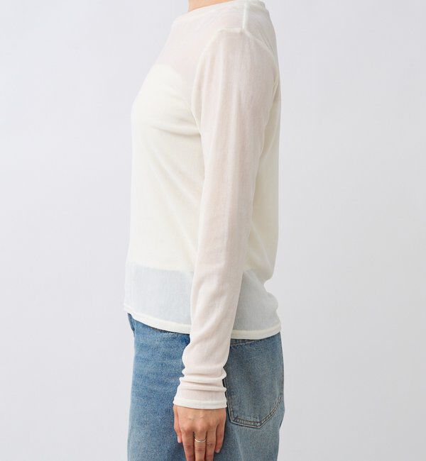  「【シーズンムード高まる】フロッキーチュールロンTee」|Tシャツ・カットソー|