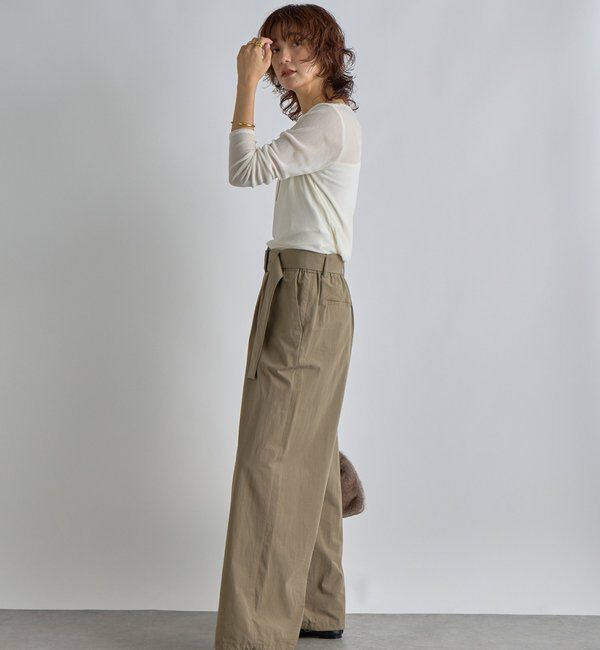  「【シーズンムード高まる】フロッキーチュールロンTee」|Tシャツ・カットソー|