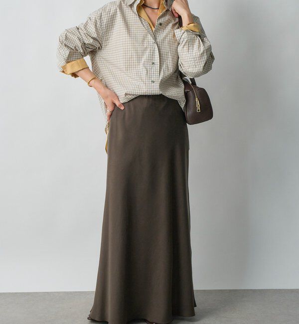  「【着こなしのアクセントに】ヴィンテージライクコットンチェックシャツ」|シャツ・ブラウス|