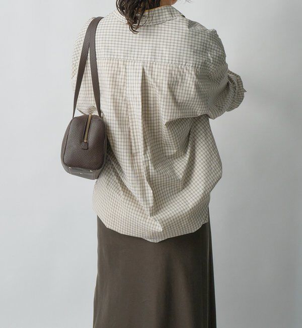  「【着こなしのアクセントに】ヴィンテージライクコットンチェックシャツ」|シャツ・ブラウス|