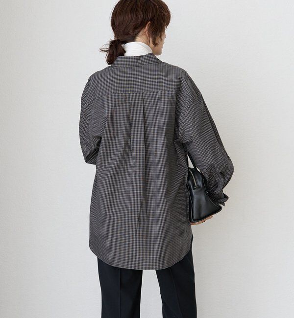  「【着こなしのアクセントに】ヴィンテージライクコットンチェックシャツ」|シャツ・ブラウス|
