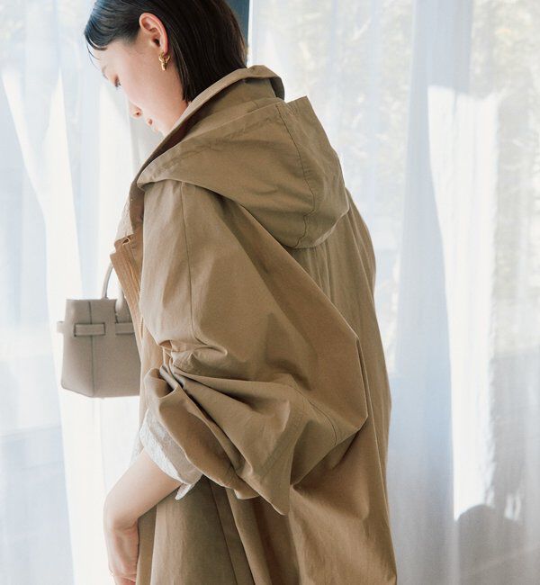  「予約【花粉ガード・撥水加工・UVカット機能】ドルマンフーディライトコート」|その他|