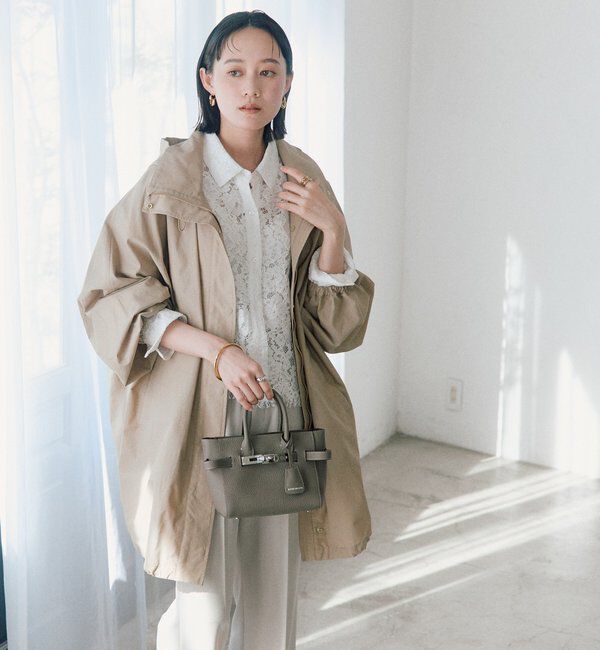  「予約【花粉ガード・撥水加工・UVカット機能】ドルマンフーディライトコート」|その他|