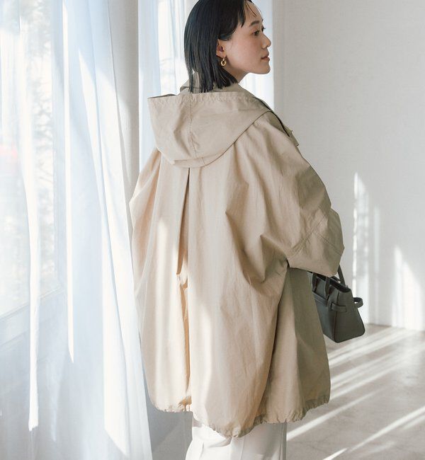  「予約【花粉ガード・撥水加工・UVカット機能】ドルマンフーディライトコート」|その他|