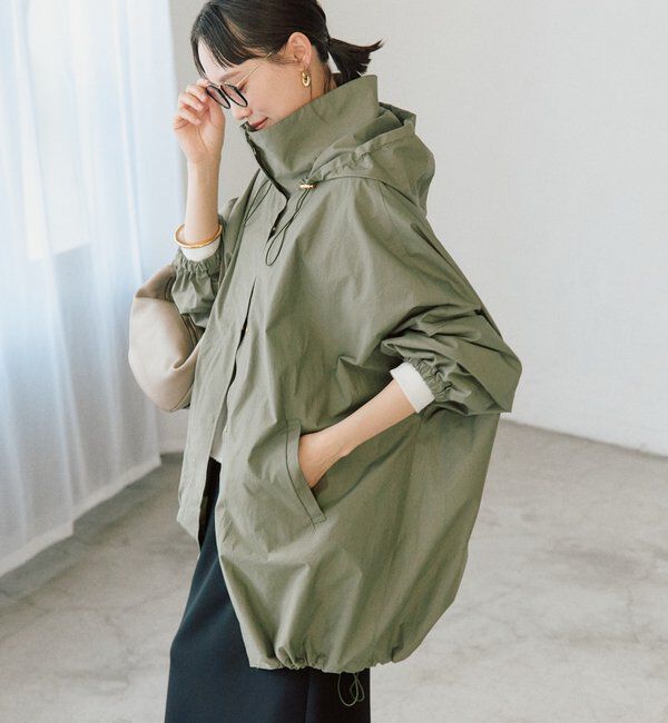  「予約【花粉ガード・撥水加工・UVカット機能】ドルマンフーディライトコート」|その他|