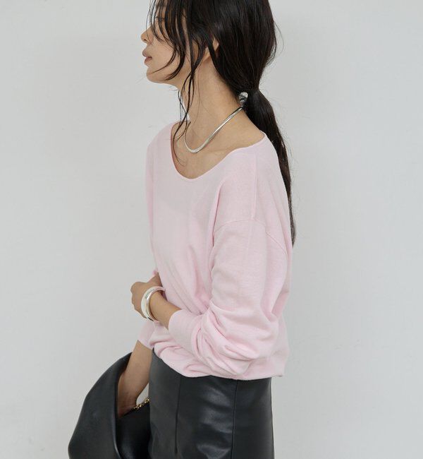  「【手洗い可】メリノウールニットプルオーバー」|ニット・セーター|