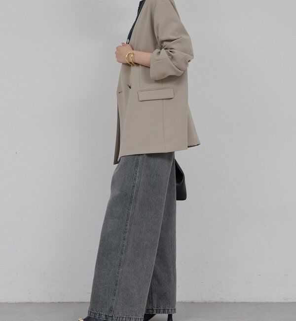  「ジャージーノーカラージャケット」|その他|