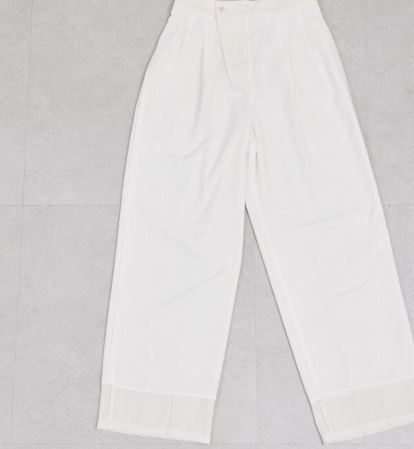  「【ガランテの定番】ライトジャージーワイドパンツ」|チノ|