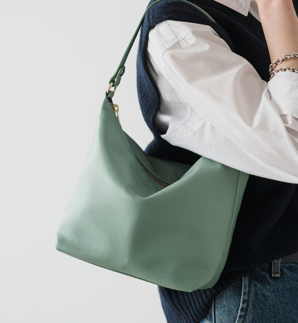  「ソフトレザーシンプルショルダーバッグ 」|ショルダー・メッセンジャー|