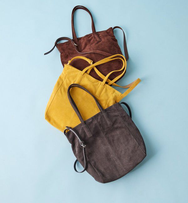  「【再値下げ】スエード2WAYトートバッグ」|トートバッグ|