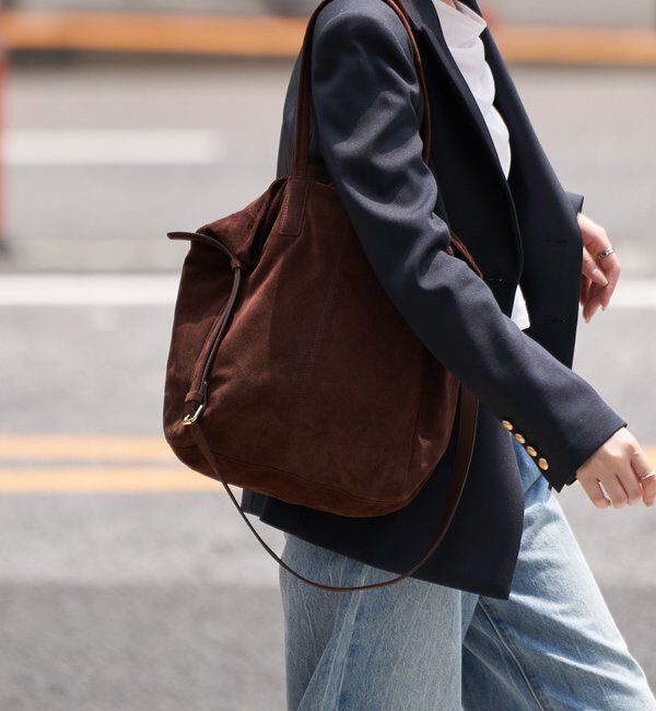 「【再値下げ】スエード2WAYトートバッグ」|トートバッグ|