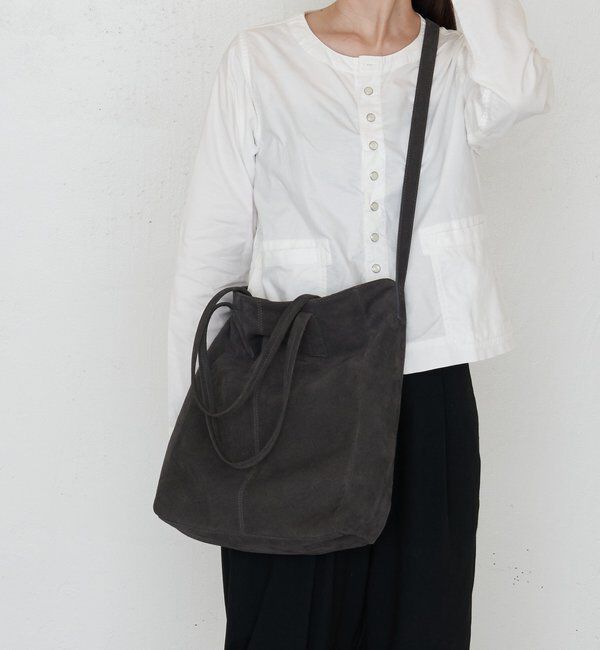  「【再値下げ】スエード2WAYトートバッグ」|トートバッグ|