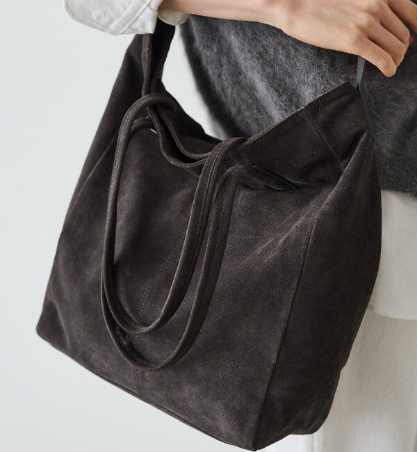  「【再値下げ】スエード2WAYトートバッグ」|トートバッグ|