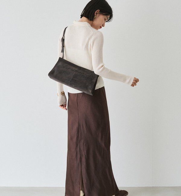  「ステンシルデザインスエードショルダーバッグ」|ショルダー・メッセンジャー|