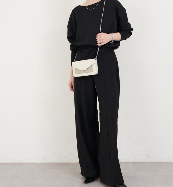  「【再値下げ】バイカラーレザーウォレットショルダー」|その他|