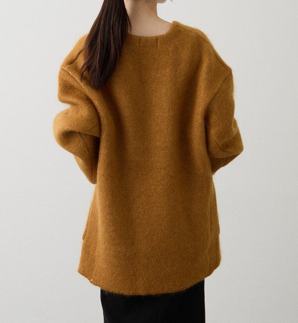  「【再値下げ】モヘアダブルニットコート」|その他|