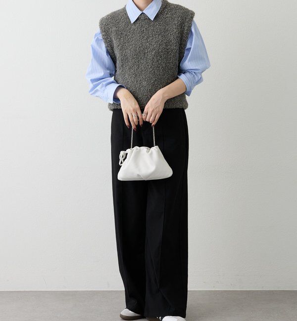  「レザー巾着4WAYミニショルダーバッグ」|ショルダー・メッセンジャー|