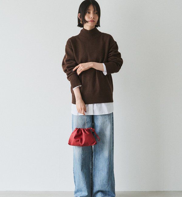  「レザー巾着4WAYミニショルダーバッグ」|ショルダー・メッセンジャー|