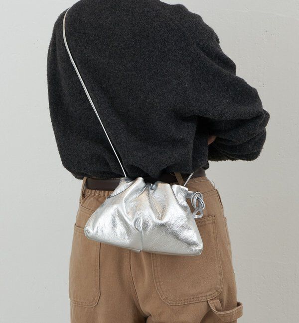  「レザー巾着4WAYミニショルダーバッグ」|ショルダー・メッセンジャー|