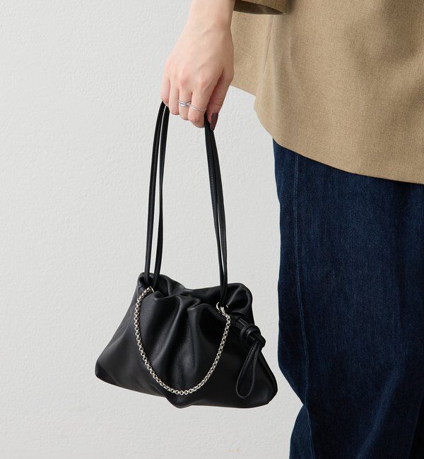  「レザー巾着4WAYミニショルダーバッグ」|ショルダー・メッセンジャー|