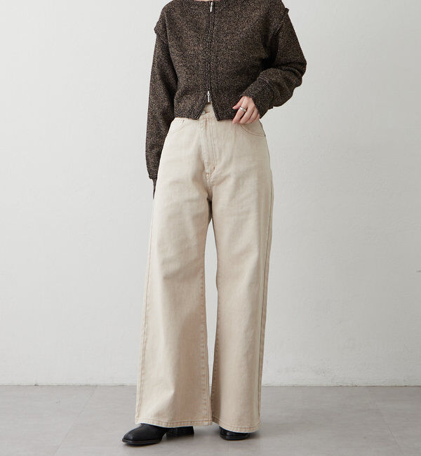  「【新色ブルー登場！】フレアデニム」|デニム|