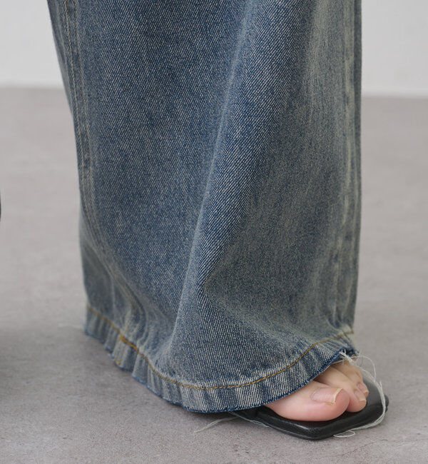  「カットオフオーバーダイデニム」|デニム|