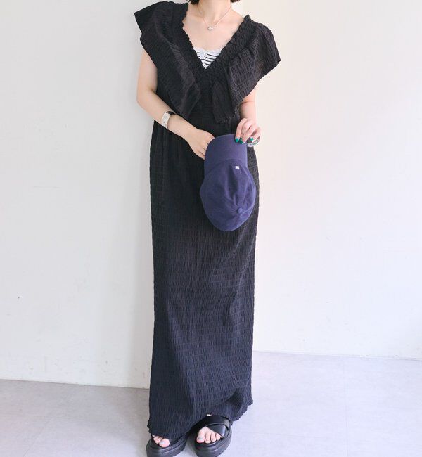  「シャーリングスクエアワンピース」|ワンピース|