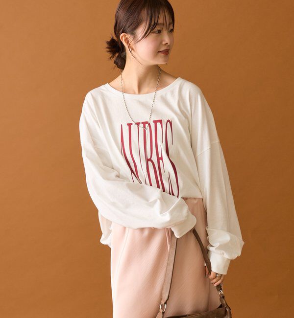  「BIGロゴロングTシャツ」|Tシャツ・カットソー|