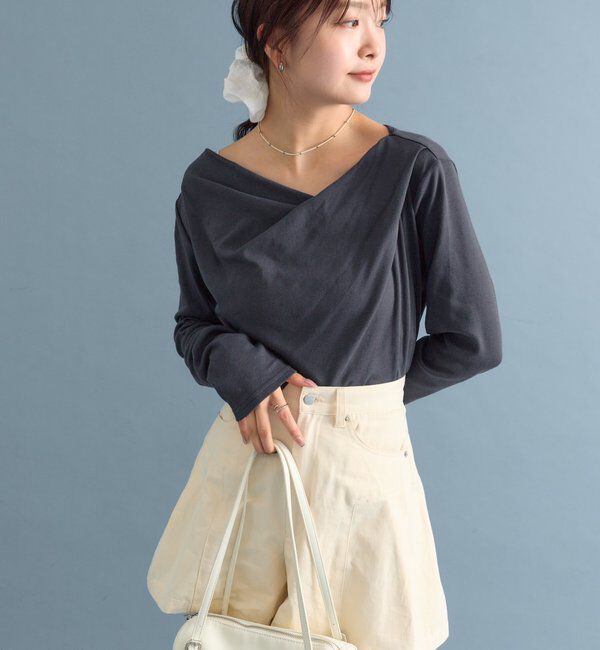  「オフショルロンT」|Tシャツ・カットソー|