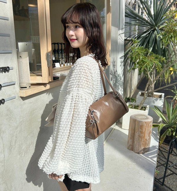  「【@akane__11.1】フリンジシェイプチュニック」|シャツ・ブラウス|