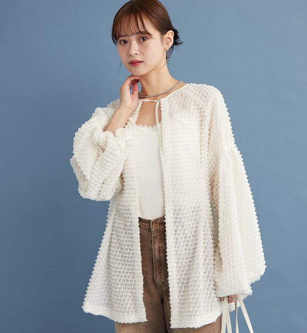  「【@akane__11.1】フリンジシェイプチュニック」|シャツ・ブラウス|